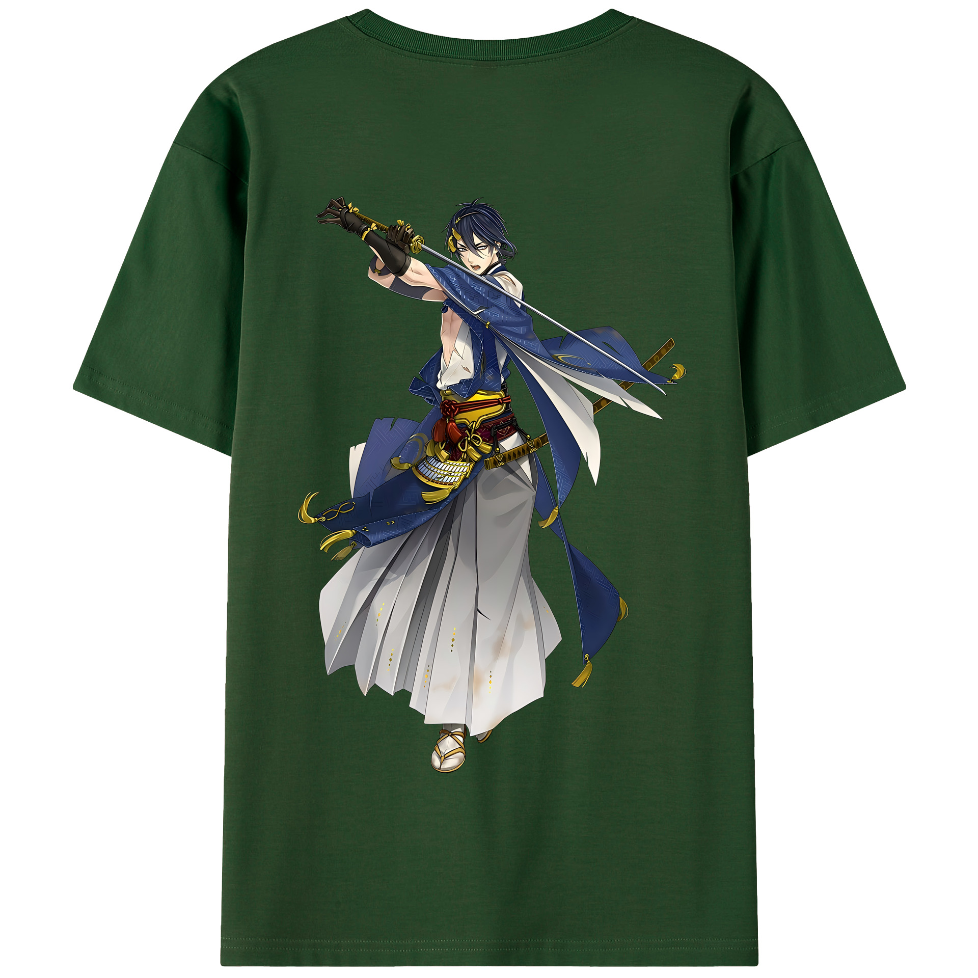 （画像用） 刀剣乱舞 Touken Ranbu 綿100％半袖Tシャツ（背面プリント）